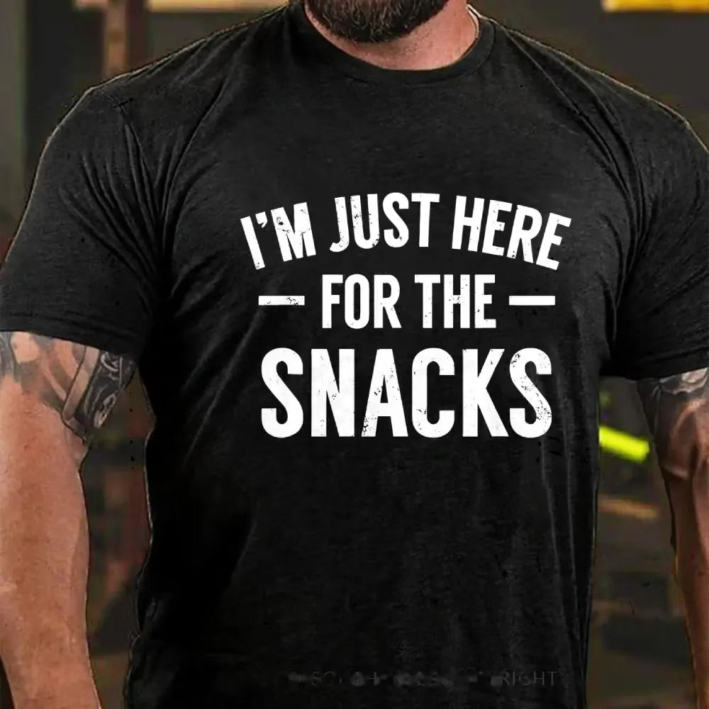 I'm Just Here For The Snacks Graphic T-Shirt