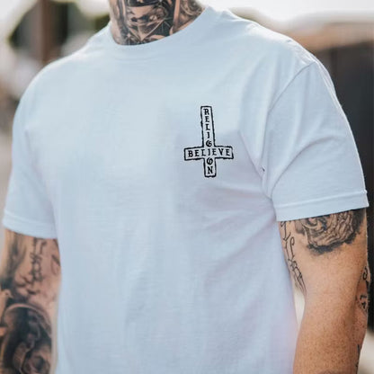 KEEP PRAYING NO ONE IS LISTENING Nun Graphic Black Print T-shirt