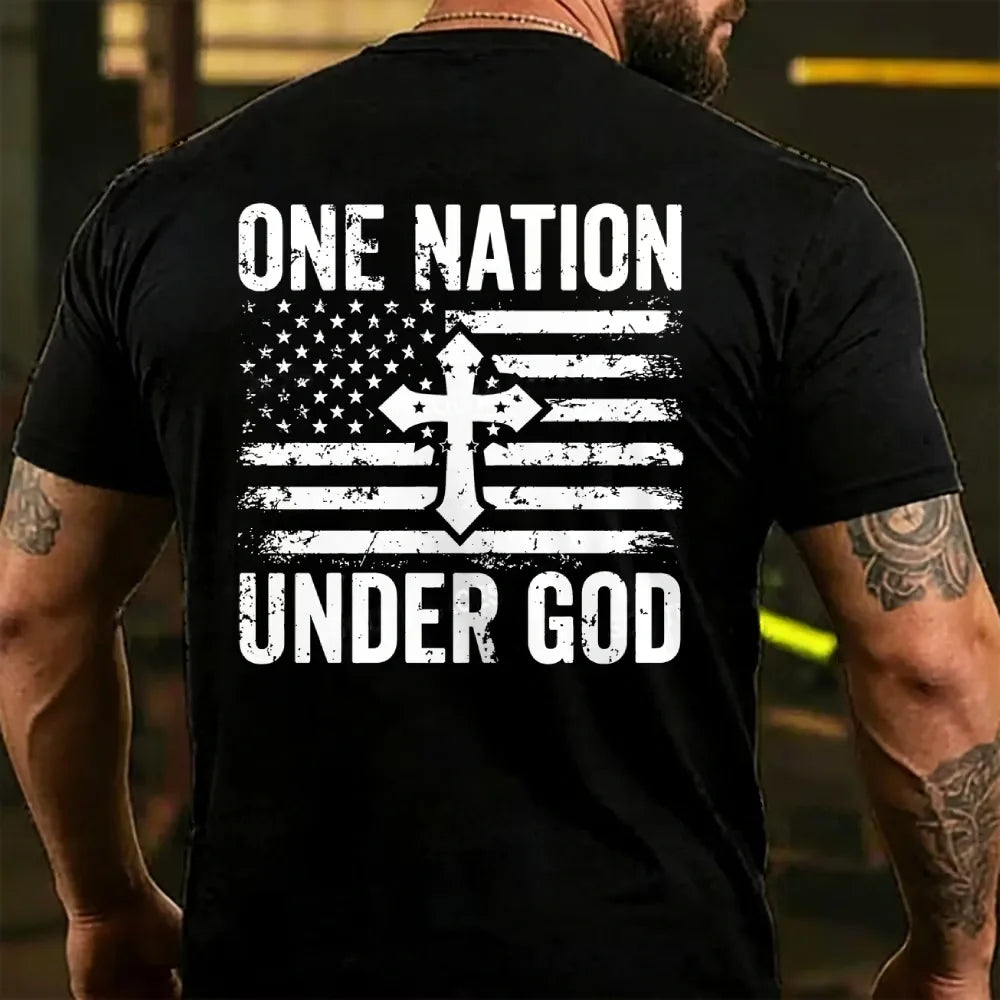 One Nation Under God Back T-shirts